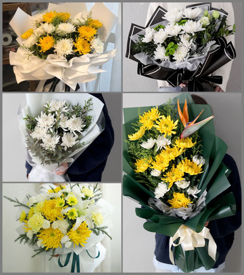 上海奉贤区青村镇元通村白事花束代送